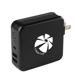 RAVPower 6700mAh Power Bank W/ Dual USB Wall Charger Imprinted with Logo (Q118422)