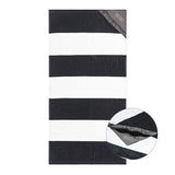 Slowtide® Pocket Beach Towel - Porto Black Imprinted with Logo (Q123622)