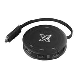 SCX Design® Wireless Charger & 4 Hub 2.0 Imprinted with Logo (Q126622)