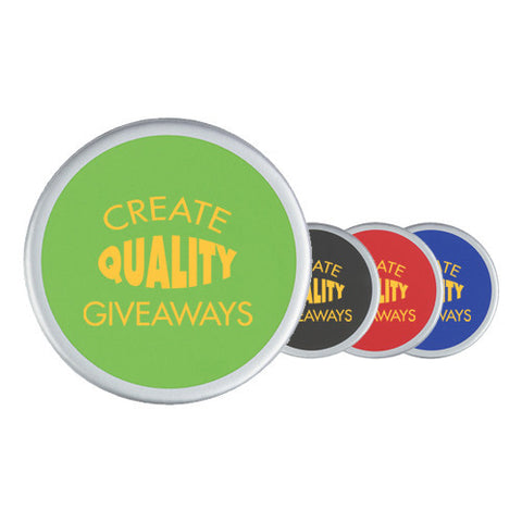 Imprinted Two-Tone Coaster (Q127365) - - 1
