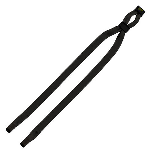 1/2" Double-Thick Cotton Trade Show Lanyard with Plastic Option Y Converter (Q13304)