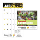 Seasonal Expressions Big Block - Stapled Calendar Imprinted with Logo (Q134722)