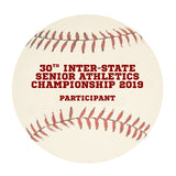 40 Point Baseball Coasters Imprinted with Logo (Q135911)