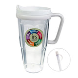 24 Oz. Thermal Travel Mug - Decal Imprinted with Logo (Q141522)