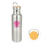 20 Oz. Bedford Stainless Water Bottle 4CP Imprinted with Logo (Q148422)