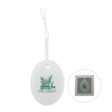 Hammered Glass Ornaments Imprinted with Logo (Q153911)