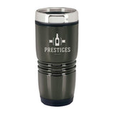 Stainless Steel Rolling Ridges Tumbler (15 oz.) Imprinted with Logo (Q166311)