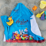 Kid’s Hooded Beach Towel Imprinted with Logo (Q173211)