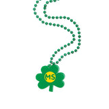 Bead Medallion - Shamrock Imprinted with Logo (Q173611)
