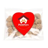 Cat Treats In Bag With Heart Magnet Imprinted with Logo (Q178611)