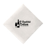 Almost Linen Beverage Napkins Imprinted with Logo (Q180711)