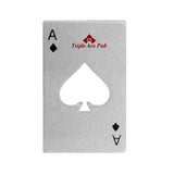 Poker Shape Bottle Openers Imprinted with Logo (Q180911)