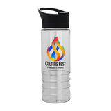 24 Oz. Salute Bottle With Pop-Up Sip Lid - FC Imprinted with Logo (Q182722)