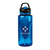 42 Oz. All-Star Sports Bottle - Sports Blue Imprinted with Logo (Q183622)
