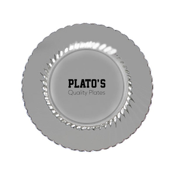10 Inch Classicware® Clear Plastic Plates - FC (Q196011)