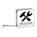 6ft Chrome Tape Measures Imprinted with Logo (Q199811)