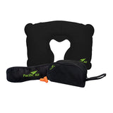First Class Neck Pillow & Eye Mask Travel Set Imprinted with Logo (Q207511)