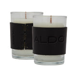 Harper Leather Wrapped Candles Imprinted with Logo (Q210011)