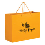 13 x 10 Matte Laminated Euro Tote Bag Imprinted with Logo (Q222111)