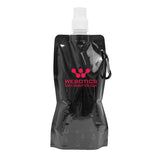 18 Oz. Roll Up Foldable And Reusable Water Bottles Imprinted with Logo (Q224811)