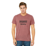 Bella + Canvas Unisex Poly-Cotton Short-Sleeve T-Shirt Imprinted with Logo (Q225576)