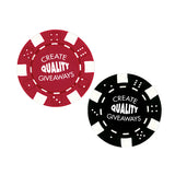 11.5 G Professional Clay Poker Chips w/ 4 Color Process Imprinted with Logo (Q229511)