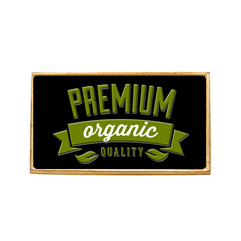 Rectangle Domed Lapel Pins (Q239611)