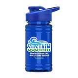 16 Oz. UpCycle - Mini RPet Bottle - Drink Thru Lid FC Imprinted with Logo (Q242722)
