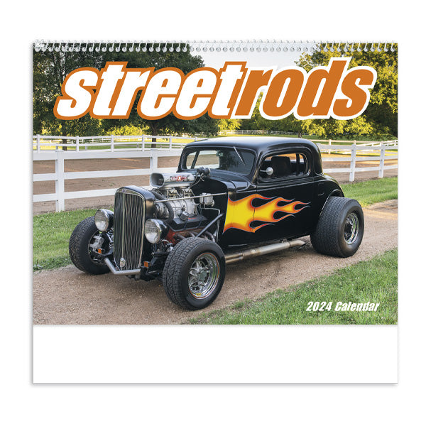 Custom Street Rods Spiral Calendar (Q244722) Wall Calendars with