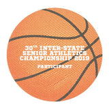 60 Point Basketball Coasters Imprinted with Logo (Q245911)