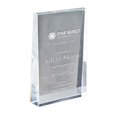 3D Crystal Wedge Small Awards (Q248811)