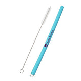 Silicone Eco Straws Imprinted with Logo (Q255711)