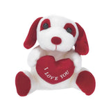 Valentine's Day Plush - Heart Dog Imprinted with Logo (Q256111)