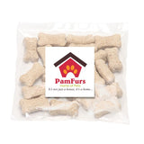 Mini Dog Bones In Bag With Square Magnets Imprinted with Logo (Q266711)