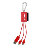 Clip’N Clean-It™ 3-In-1 Charging Cables Imprinted with Logo (Q267322)