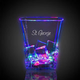 Light Up Whiskey Ice Rocks Glass Imprinted with Logo (Q268011)