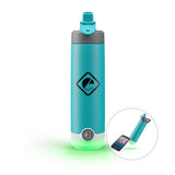 20 Oz. HIDRATESPARK Tap Stainless Straw Lid - Scuba Imprinted with Logo (Q268522)