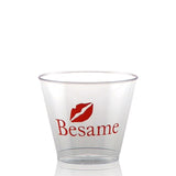 5 Oz. Clear Hard Plastic Rocks Cup Imprinted with Logo (Q272211)
