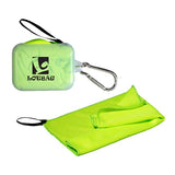 Cooling Towel In Carabiner Case Imprinted with Logo (Q278111)