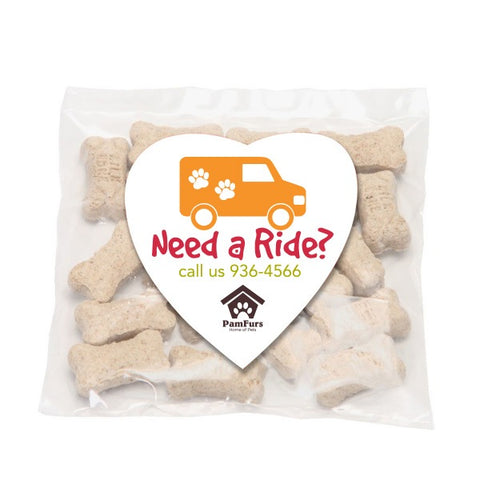 Mini Dog Bones In Bag With Heart Magnet (Q278611)