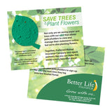 Plantable Seed Paper Postcard Imprinted with Logo (Q285611)