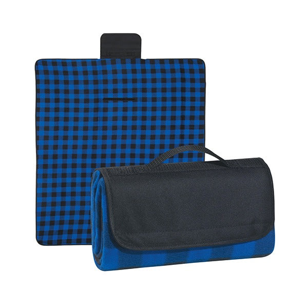 Custom Polyester RollUp Picnic Blankets (Q288311) fleece blankets