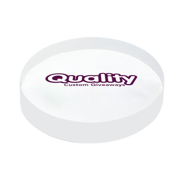 Oval Acrylic Paperweight Paperweights with Logo Q289511 QI