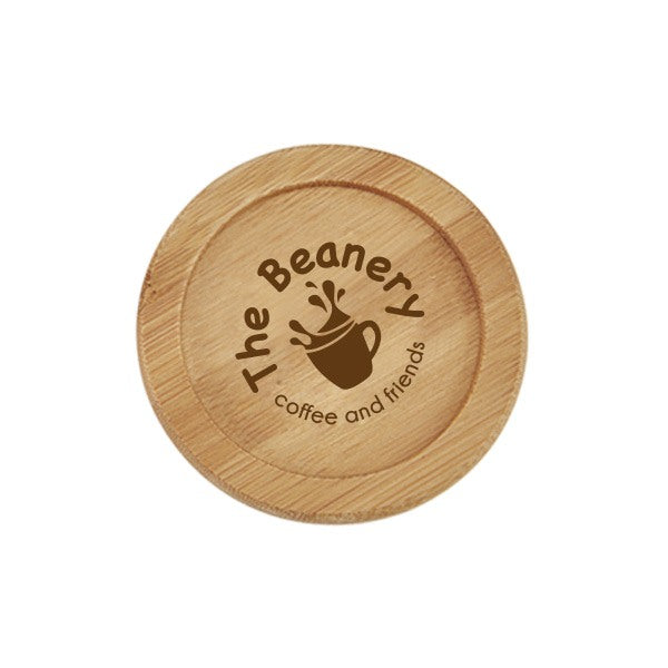 Round Bamboo Coasters (Q290411)