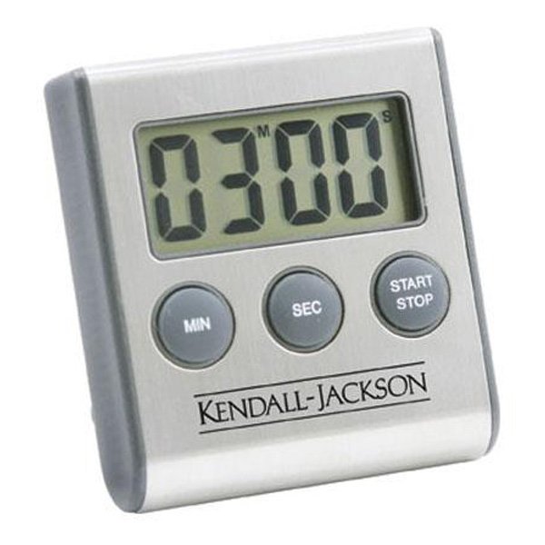 Stainless Steel Magnetic Digital Kitchen Timer - Kitchen Timers with Logo -  Q291111 QI
