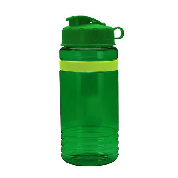 20 Oz. UpCycle RPET Bottle - Flip Lid And Grip Band (Q303722)