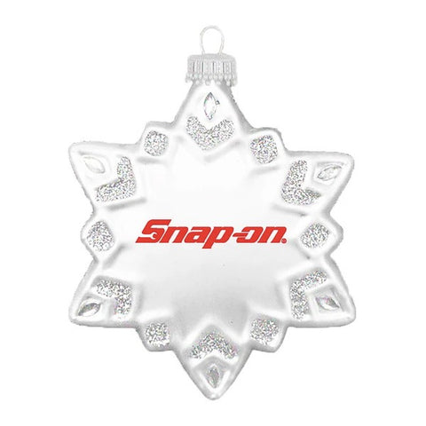 4 Inch Glass Snowflake Ornaments (Q305911)