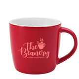Cafe Mug (12 oz) Imprinted with Logo (Q30839)