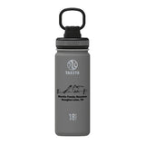 18 Oz. Takeya Water Bottle - Graphite Imprinted with Logo (Q311622)