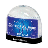 Gift Card Snow Globe Imprinted with Logo (Q312711)